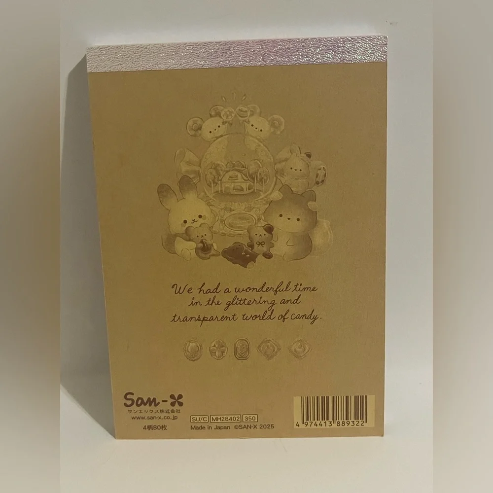 Sugarcocomuu Lolli and Pops Candy Day Memo Pad